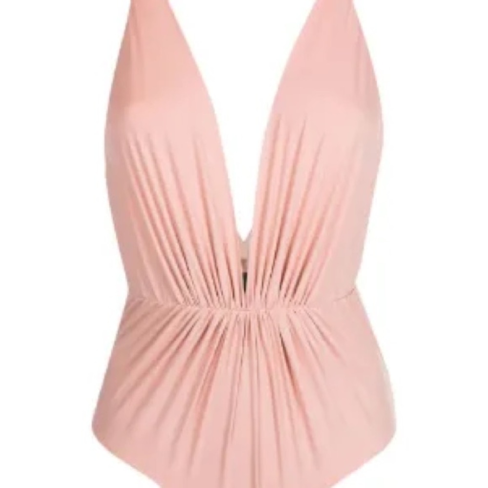 Clube Bossa gathered detailing swimsuit Size X-Small V-neck spaghetti straps